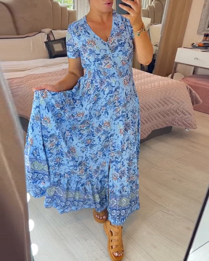 Connie - Abito maxi floreale