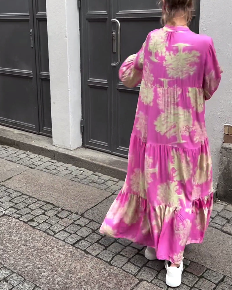 Diana™ - Mukava tilkkutyylinen maksimekko