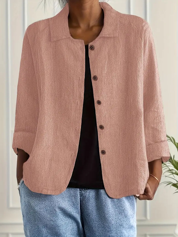 Marilla™ – Klassischer leichter Hemd-Cardigan