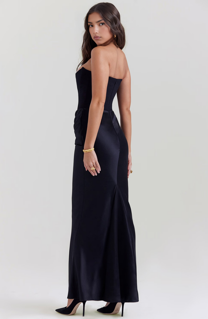 Mia | Maxivestido de mujer sin tirantes