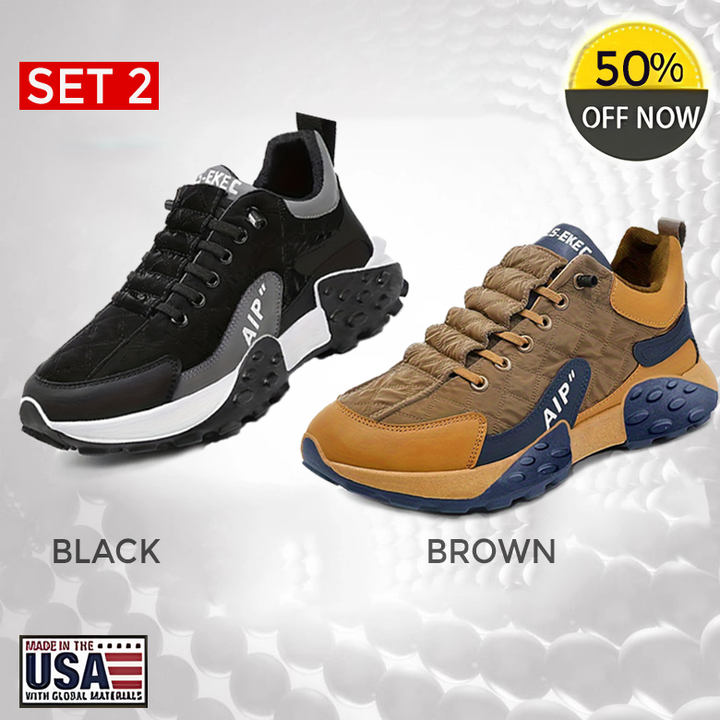 Giovanni - Zapatillas deportivas ortopédicas y cómodas para hombre