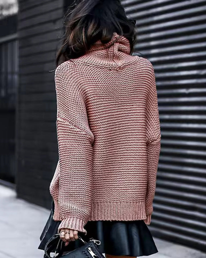 Amelia - Jersey de cuello alto