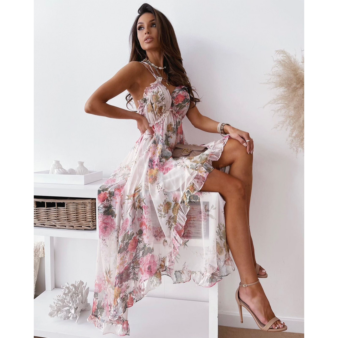 Elegante vestido vaporoso