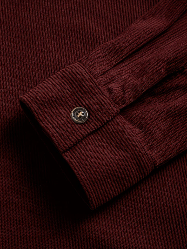Bryce | Sobrecamisa de manga comprida para homem, com bolsos e botões