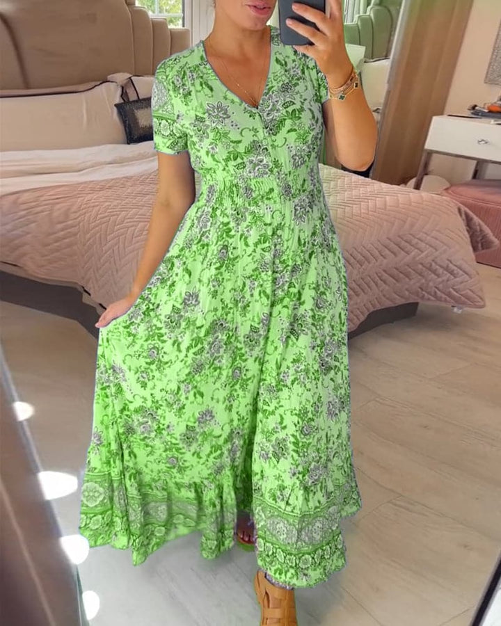 Connie - Abito maxi floreale