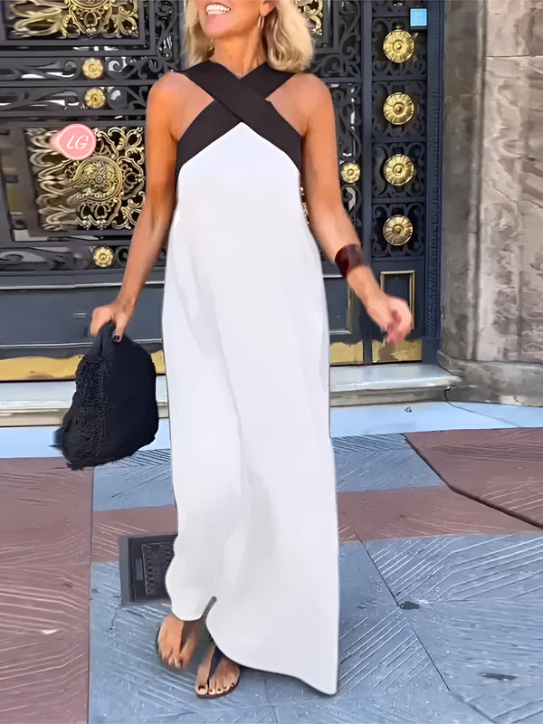 Delphine™ - Elegante abito con scollo incrociato