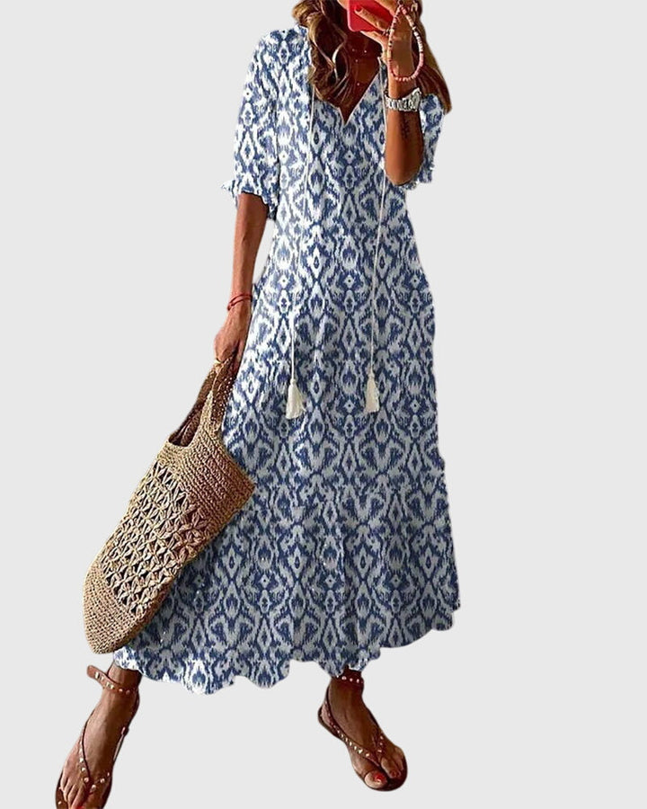 Amalia™ | Ρετρό bohemian καλοκαιρινό φόρεμα