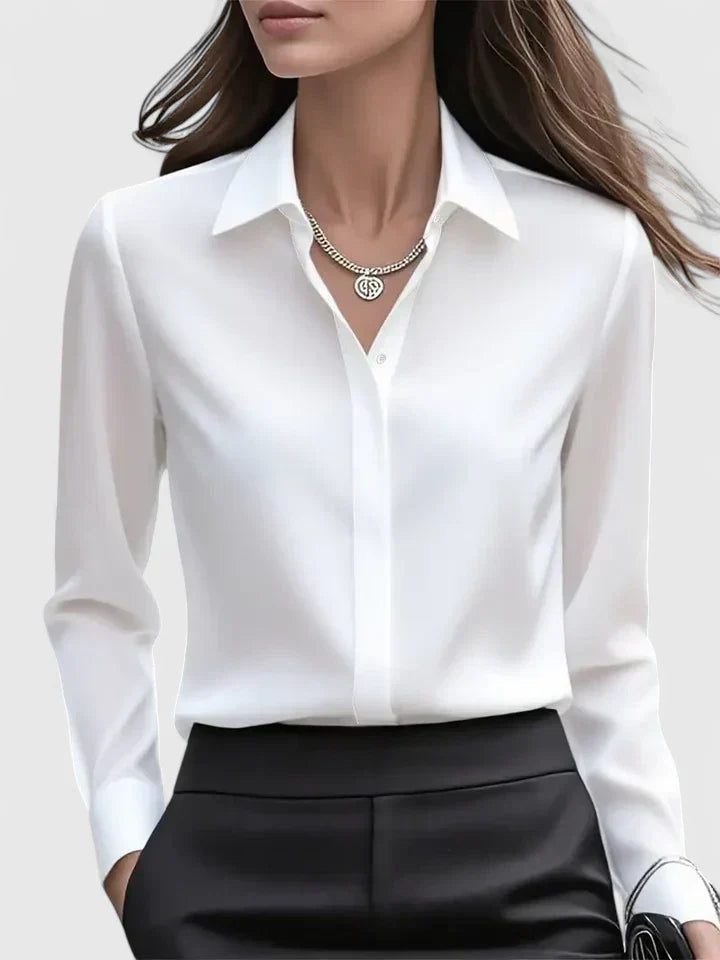 Ellen™ - Elegantes Button-Down-Oberteil