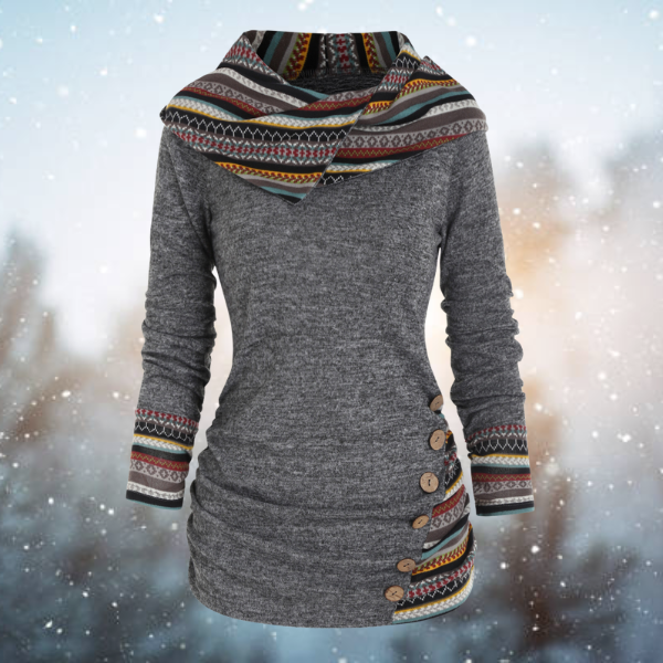 Franzi™ - Tribal-Pattern Hoodie
