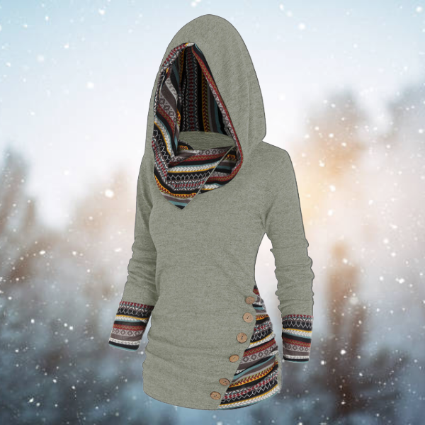 Franzi™ - Tribal-Pattern Hoodie