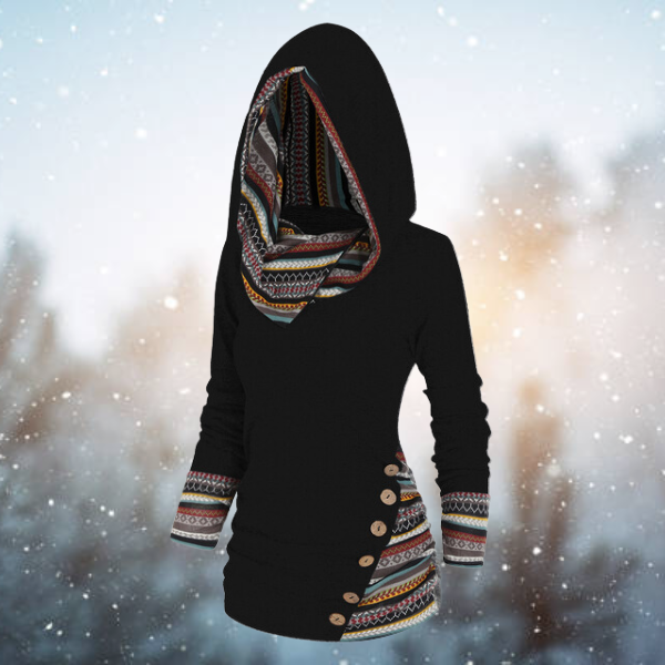 Franzi™ - Tribal-Pattern Hoodie