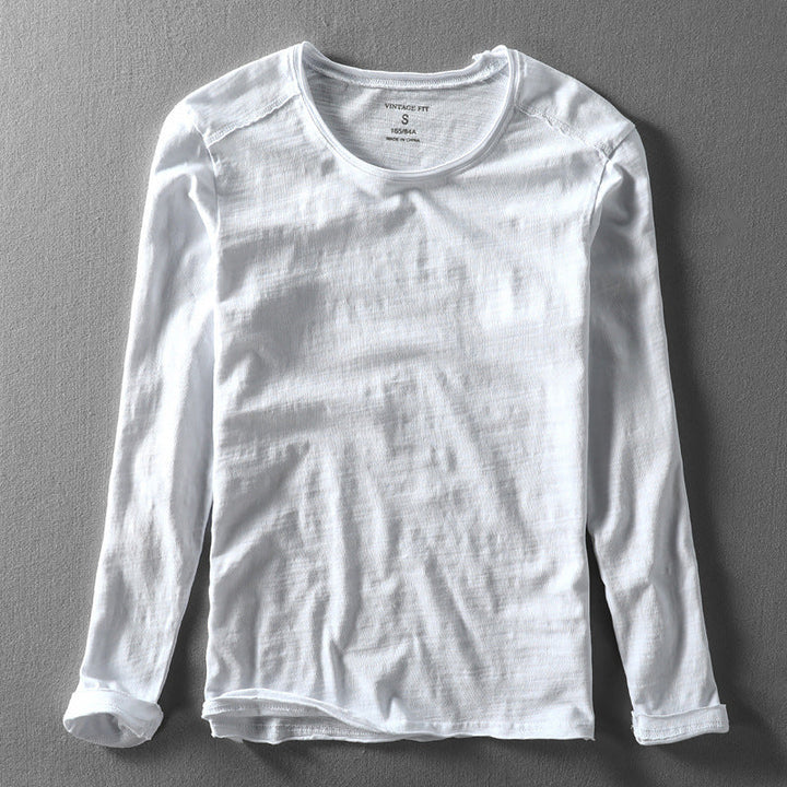 Giovanni | Herren Langarmshirt mit Rundhalsausschnitt