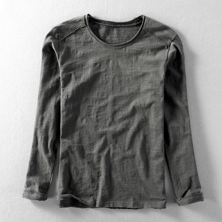 Giovanni | Herren Langarmshirt mit Rundhalsausschnitt