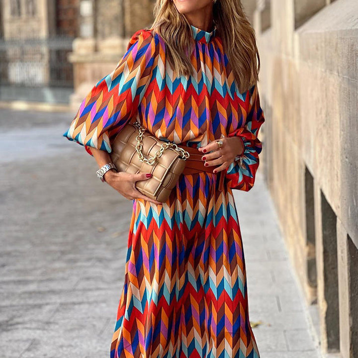 Baur Modehaus | Vestido midi formal estampado