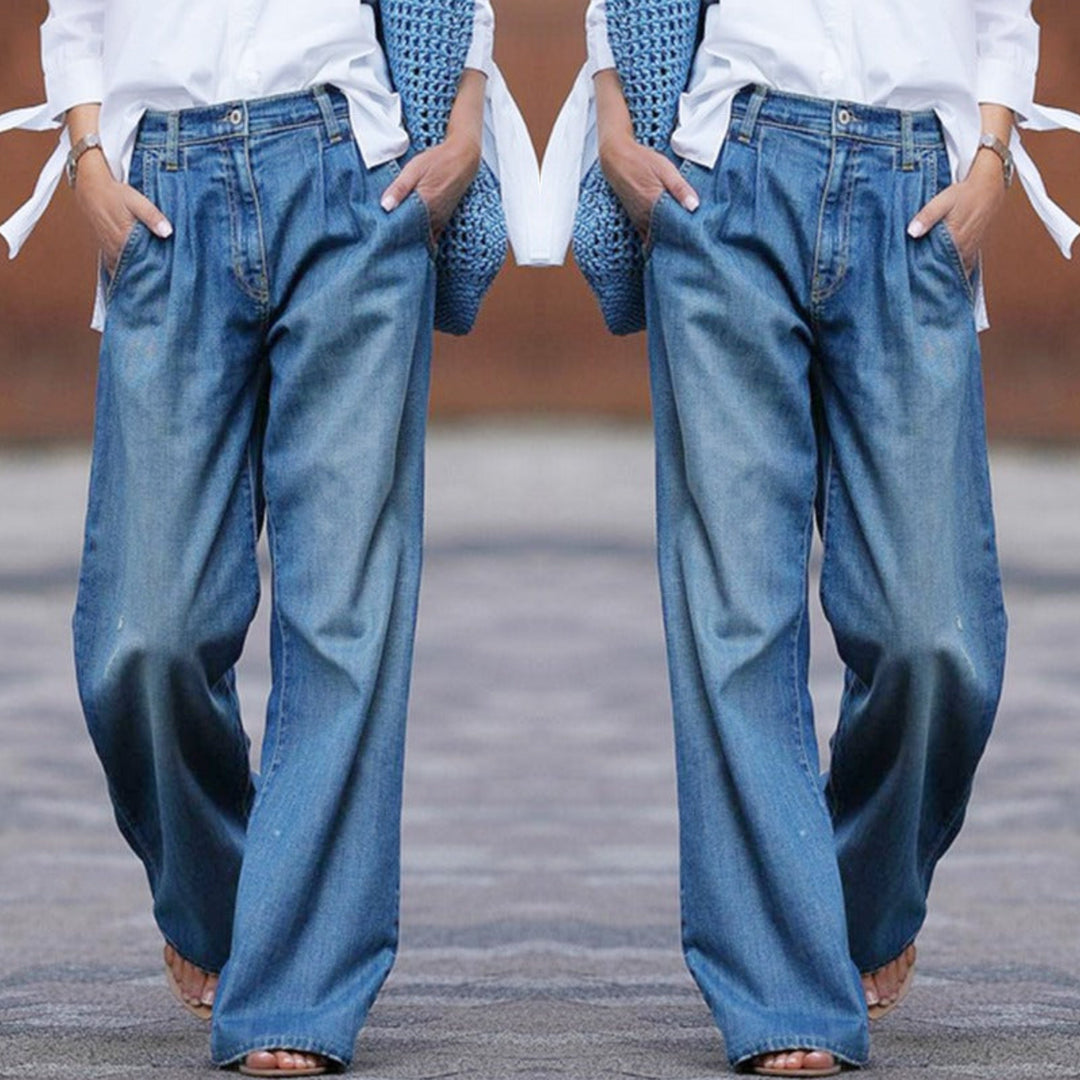Braelyn™ - Vintage Wide-Leg Jeans