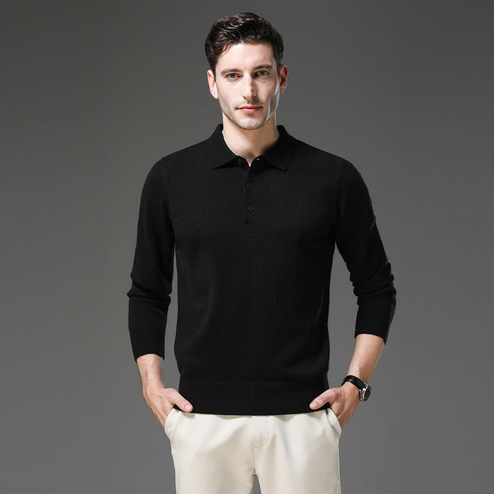 Tobias™ | Cashmere polo business sweater