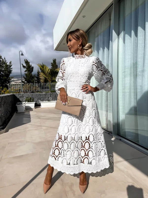 Noor - Abito romantico in pizzo