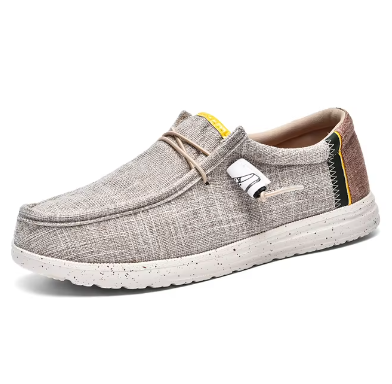 Riccardo - Chaussures décontractées en toile pour homme, mocassins pour homme
