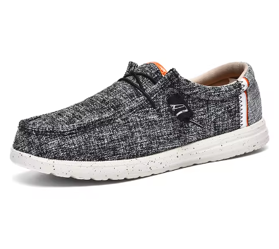 Riccardo - Chaussures décontractées en toile pour homme, mocassins pour homme