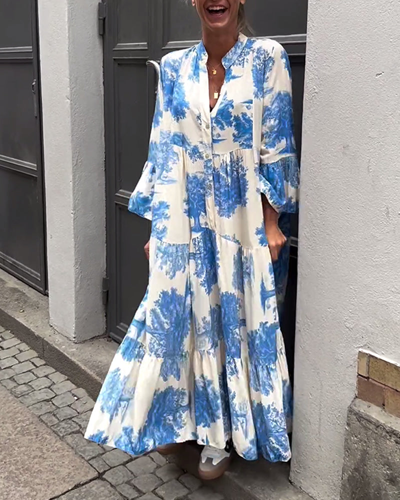 Diana™ - Mukava tilkkutyylinen maksimekko