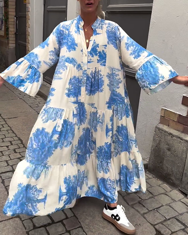 Diana™ - Mukava tilkkutyylinen maksimekko