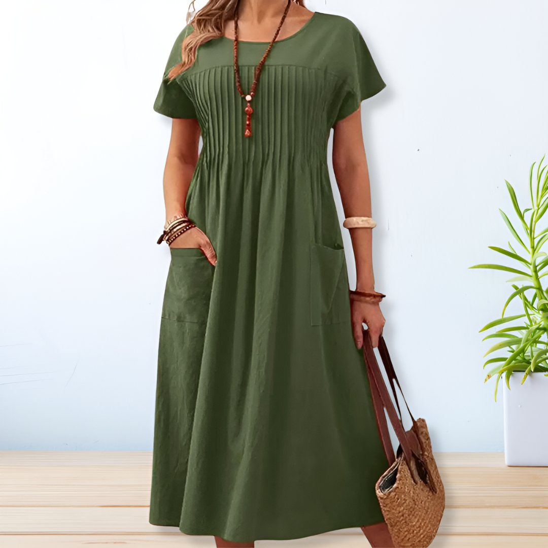 Heather™ – Vestido casual e descontraído