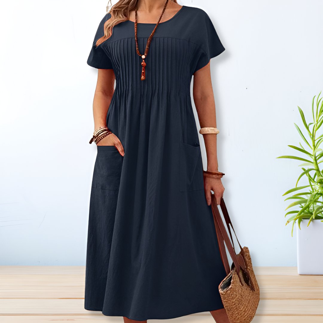 Heather™ – Vestido casual e descontraído