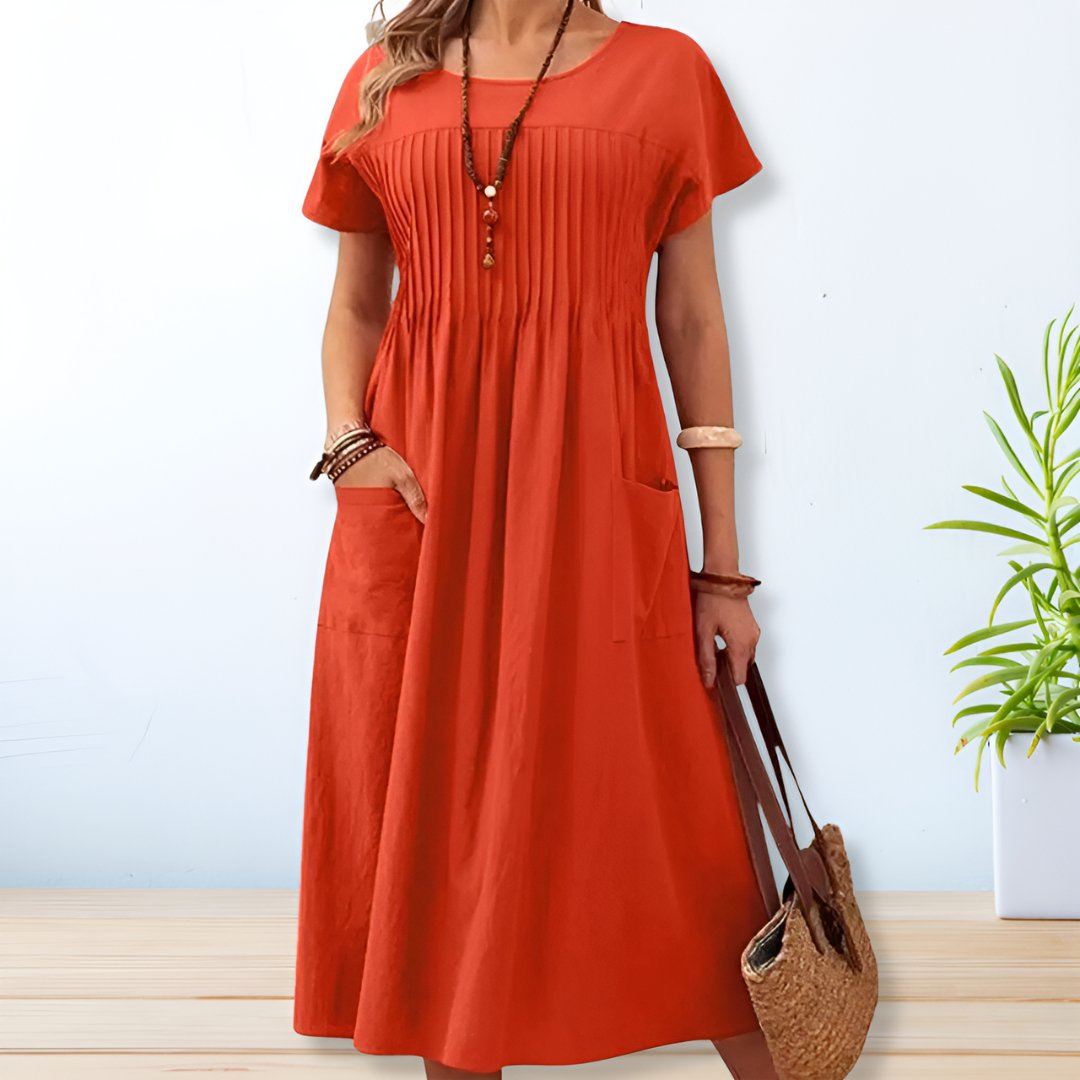 Heather™ – Vestido casual e descontraído