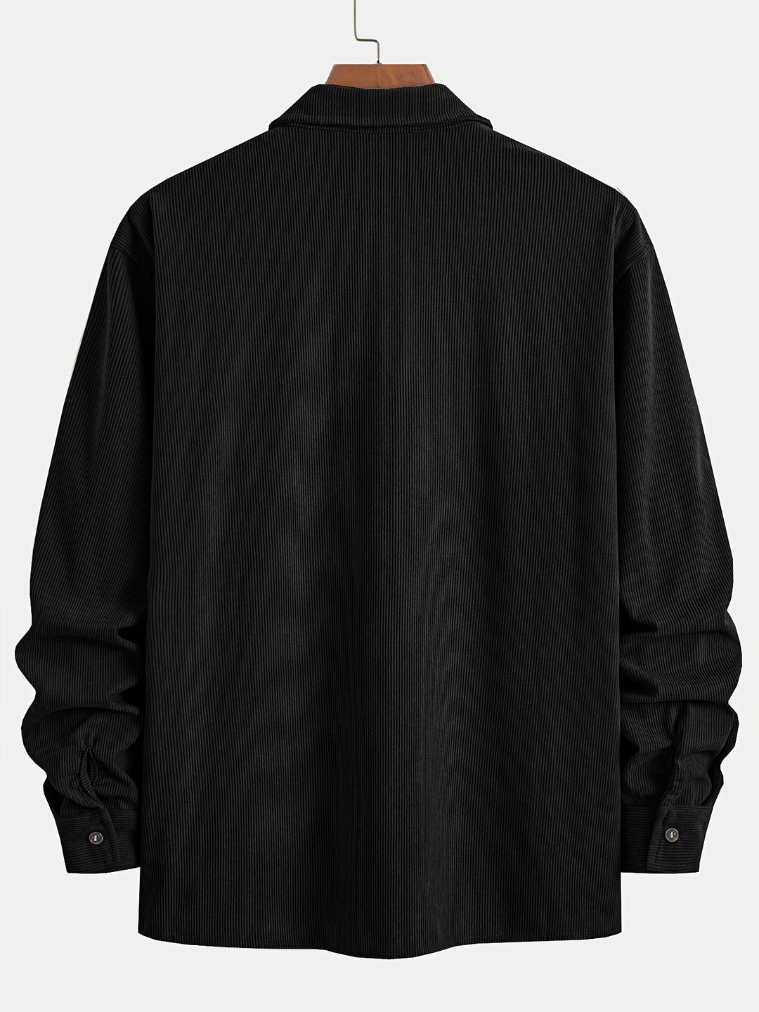 Bryce | Sobrecamisa de manga comprida para homem, com bolsos e botões