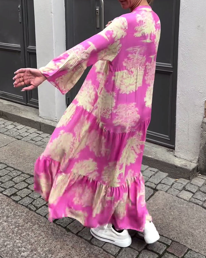 Diana™ - Mukava tilkkutyylinen maksimekko
