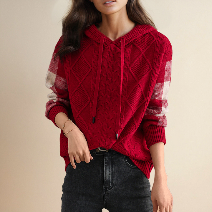 FABIOLA™ | Pull à capuche jacquard