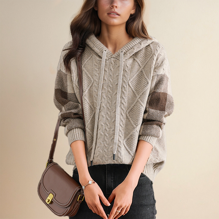 FABIOLA™ | Pull à capuche jacquard