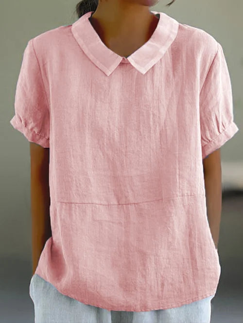 Amalie ™ - Relaxed-Fit Collared Blouse