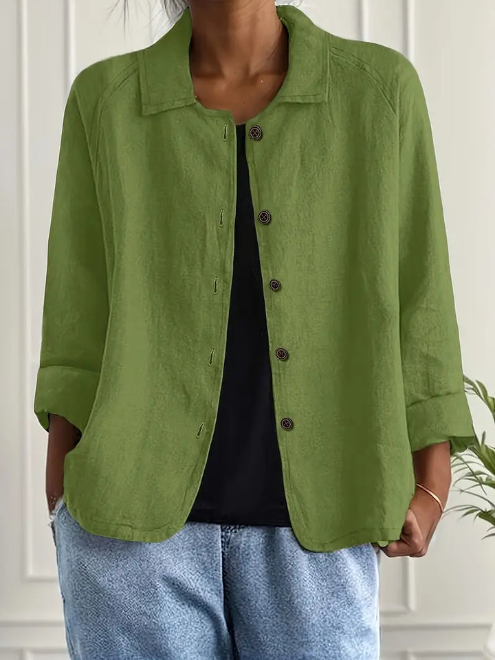 Marilla™ – Klassischer leichter Hemd-Cardigan