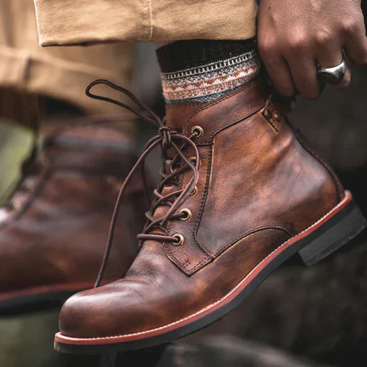 Hunter | Herren Stiefel mit Schnürsenkeln