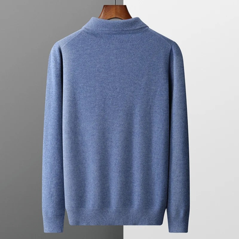 Tobias™ | Cashmere polo business sweater