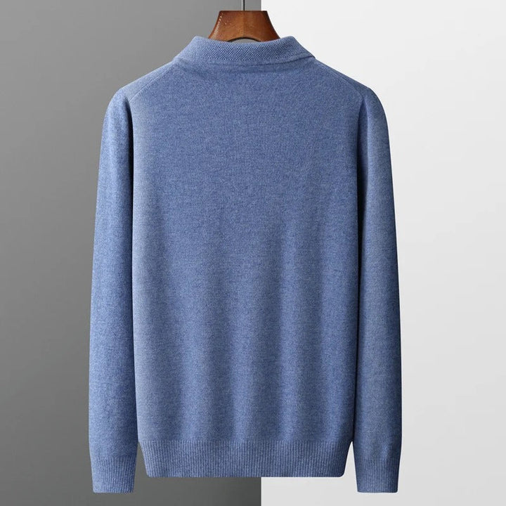 Tobias™ | Cashmere polo business sweater