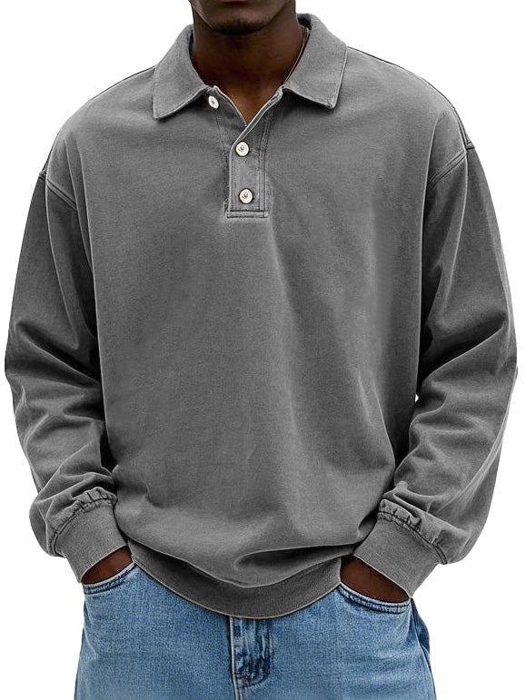William™ - Vintage Long-Sleeve Polo