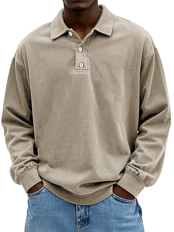 William™ - Vintage Long-Sleeve Polo