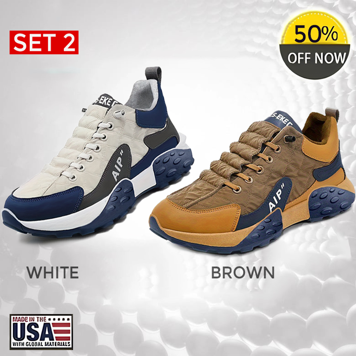 Giovanni - Zapatillas deportivas ortopédicas y cómodas para hombre